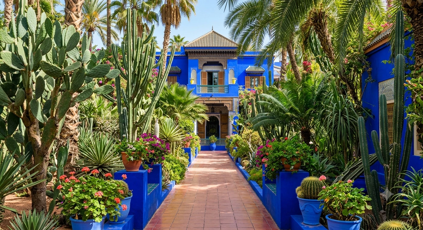 Gardens Tour by Horse-Drawn Carriage & Yves Saint Laurent Museum